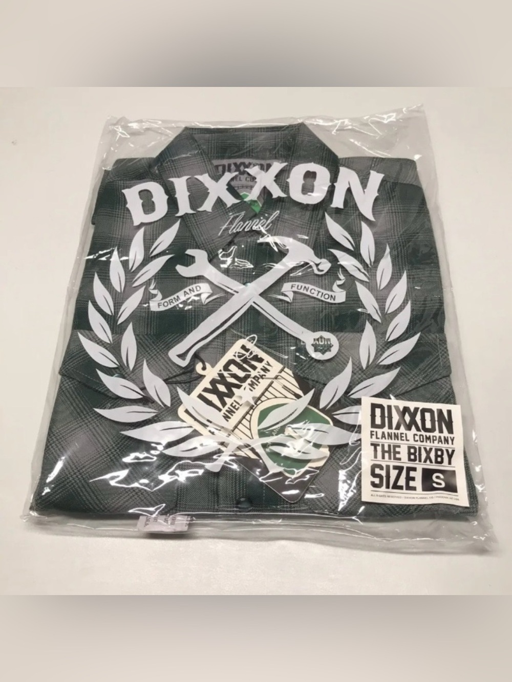 Dixxon THE BIXBY Flannel Shirt Mens SMALL